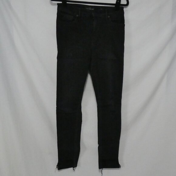 LUCKY BRAND - Bridgette Skinny | 4/27 ankle | Stylish Black Skinny Jeans Raw Hem - Picture 1 of 16